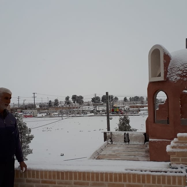 ❄️❄️ 🌨نمای یک روز برفی از بام اقامتگاه دیاوا — تصویر ۳